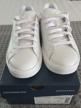 Cole Hann Women's Grand Crosscourt Daily Leather Sneakers